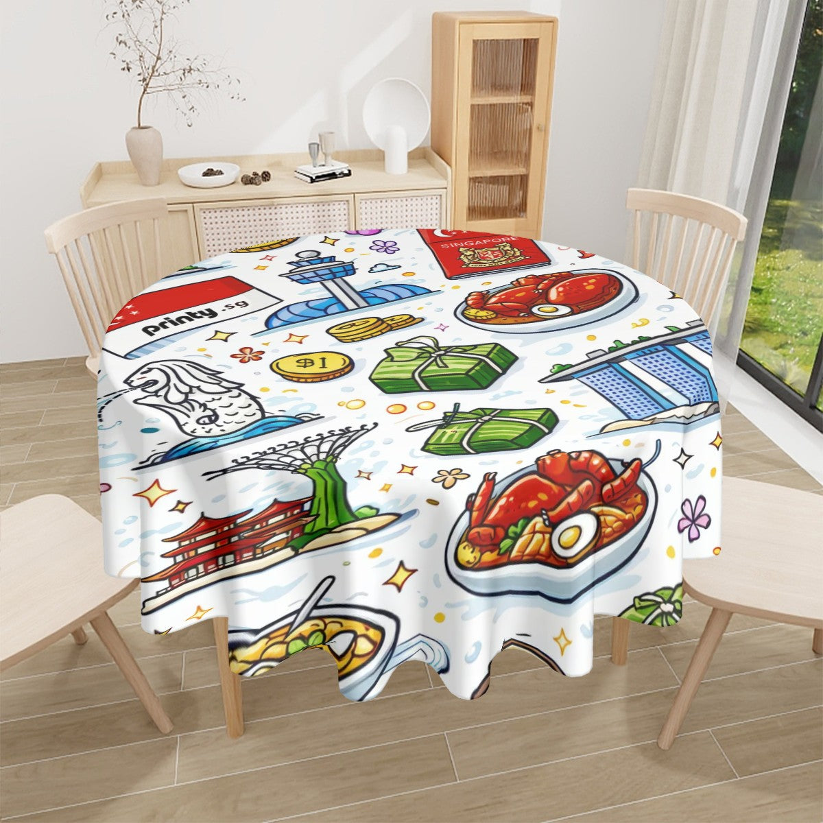Custom Round Tablecloth