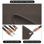 Custom Children's Canvas Cross Back Apron with Pockets