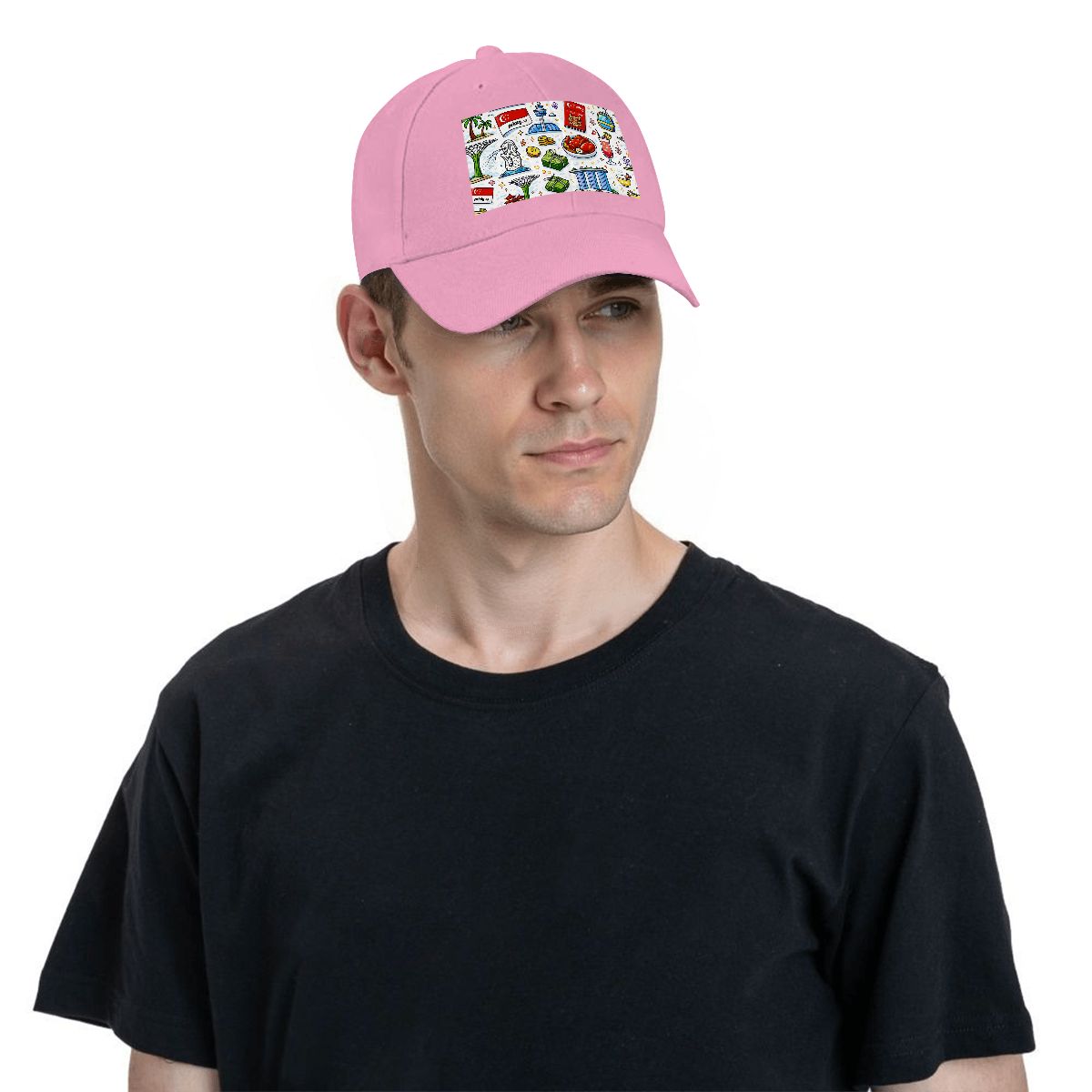 Custom Curved Eaves Trucker Hat (Solid Color)