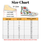 Custom Men's High Top Canvas Shoes (Customized Tongue)