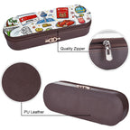 Custom Hardshell Leather Pencil Case