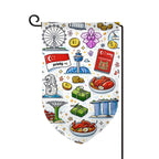 Custom Round Corner Garden Flags