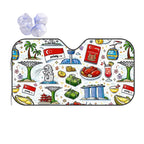 Custom Car Windshield Sun Shade (Stiff Version)