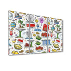 Custom 3 Panels Sound Absorbing Wall Art