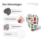 Custom Heart Shape Fridge Magnets