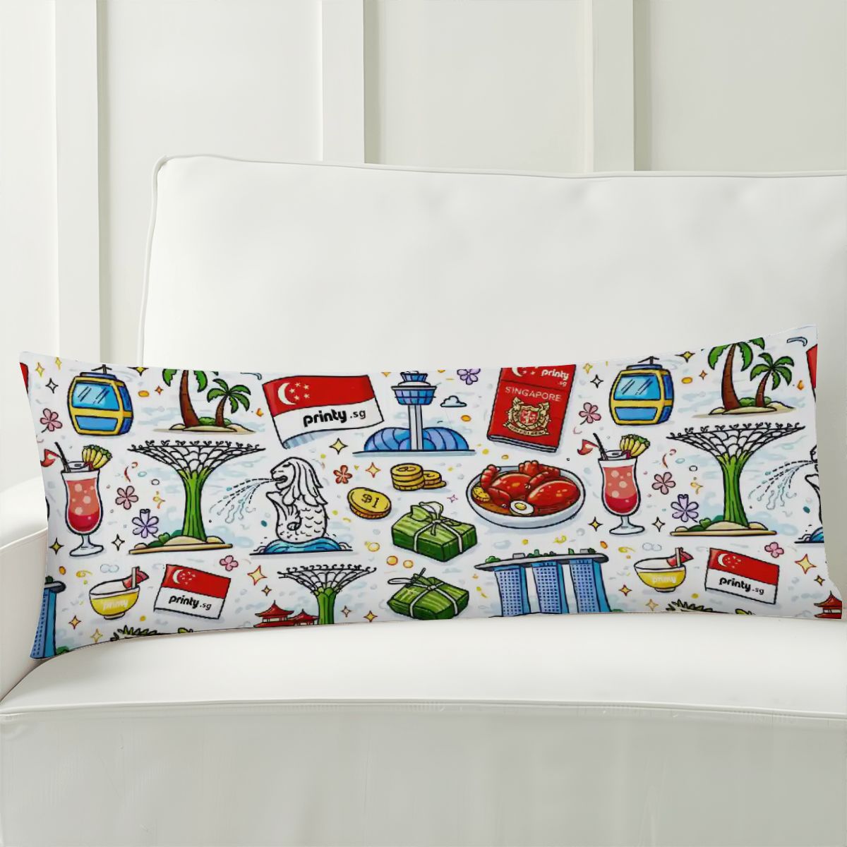 Custom Body Pillow Cover (One-Side Design)