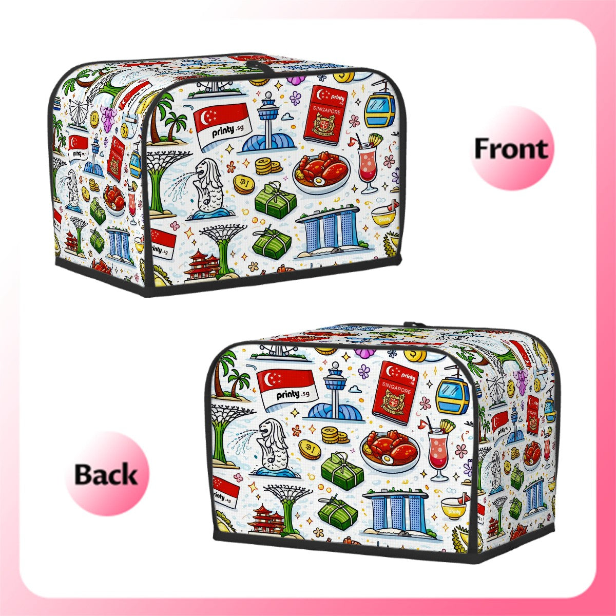 Custom 2 Slice Toaster Cover