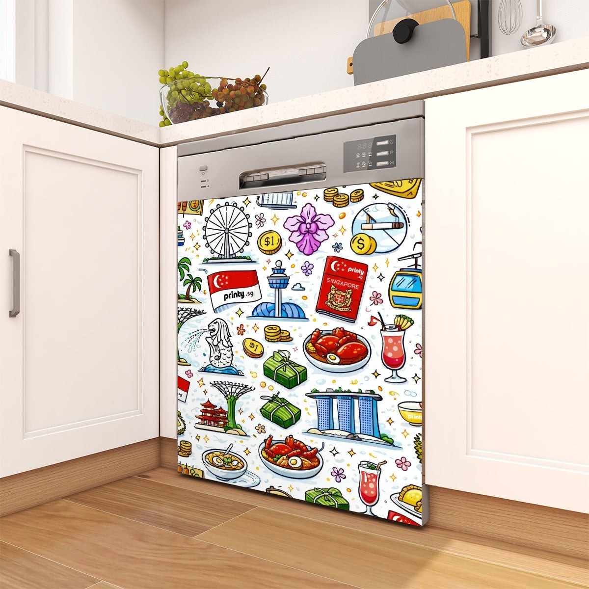 Custom Dishwasher Magnet Cover