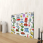 Custom Rectangular Acrylic Wall Art Prints with Hook (5:4)