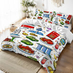 Custom Queen Duvet Cover Set