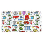 Custom Extra Large Rubber Mouse Pad 29.5"x15.7"
