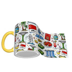 Custom Colored Ceramic Coffee Mug (11oz) (All Over Print)