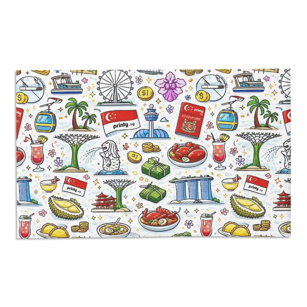 Custom Microfiber Absorbent Bath Towels (Horizontal)