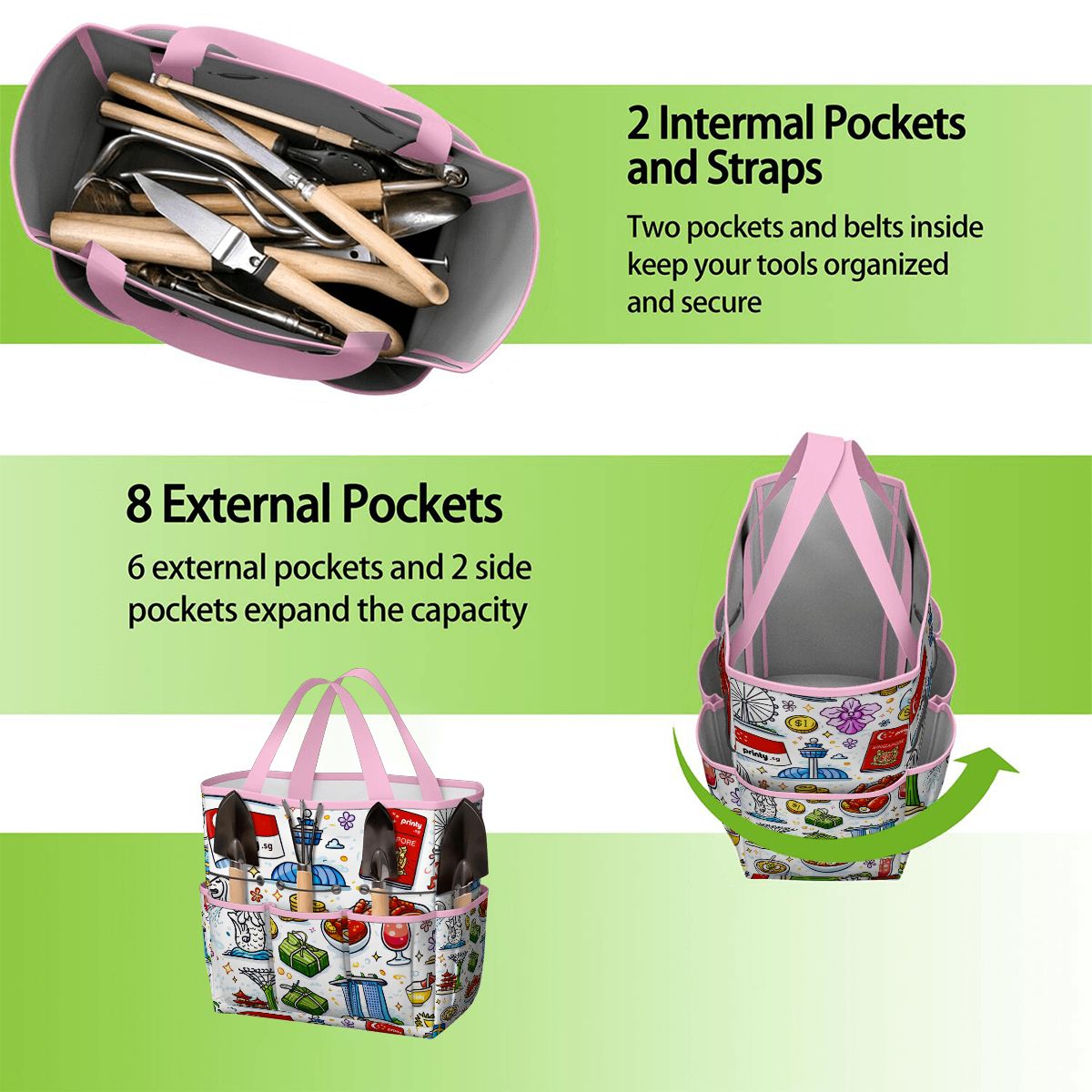 Custom Garden Tool Bag (Tools Not Included)