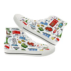 Custom Men's High Top Canvas Shoes (Customized Tongue)