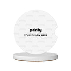 Custom Ceramics Car Coasters 2 pcs