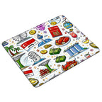Custom Mouse Pad with Rubber Lock Edge