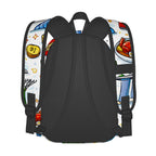 Custom Large Capacity Oxford Backpack with Cloth Side Pockets