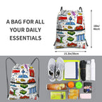 Custom Zipper Drawstring Backpack