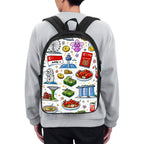 Custom Oxford Travel Laptop Backpack with USB