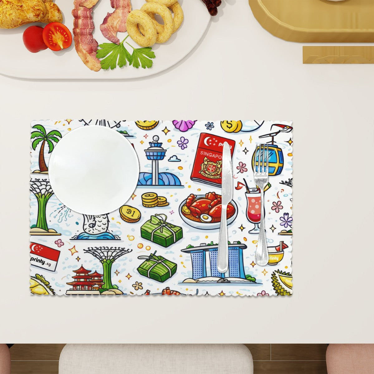 Custom Heat-Resistant Table Placemats 4 pcs
