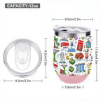 Custom Egg-Shaped Tumbler (12oz)