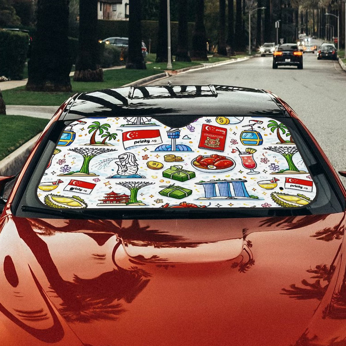 Custom Windshield Sun Shades for Car