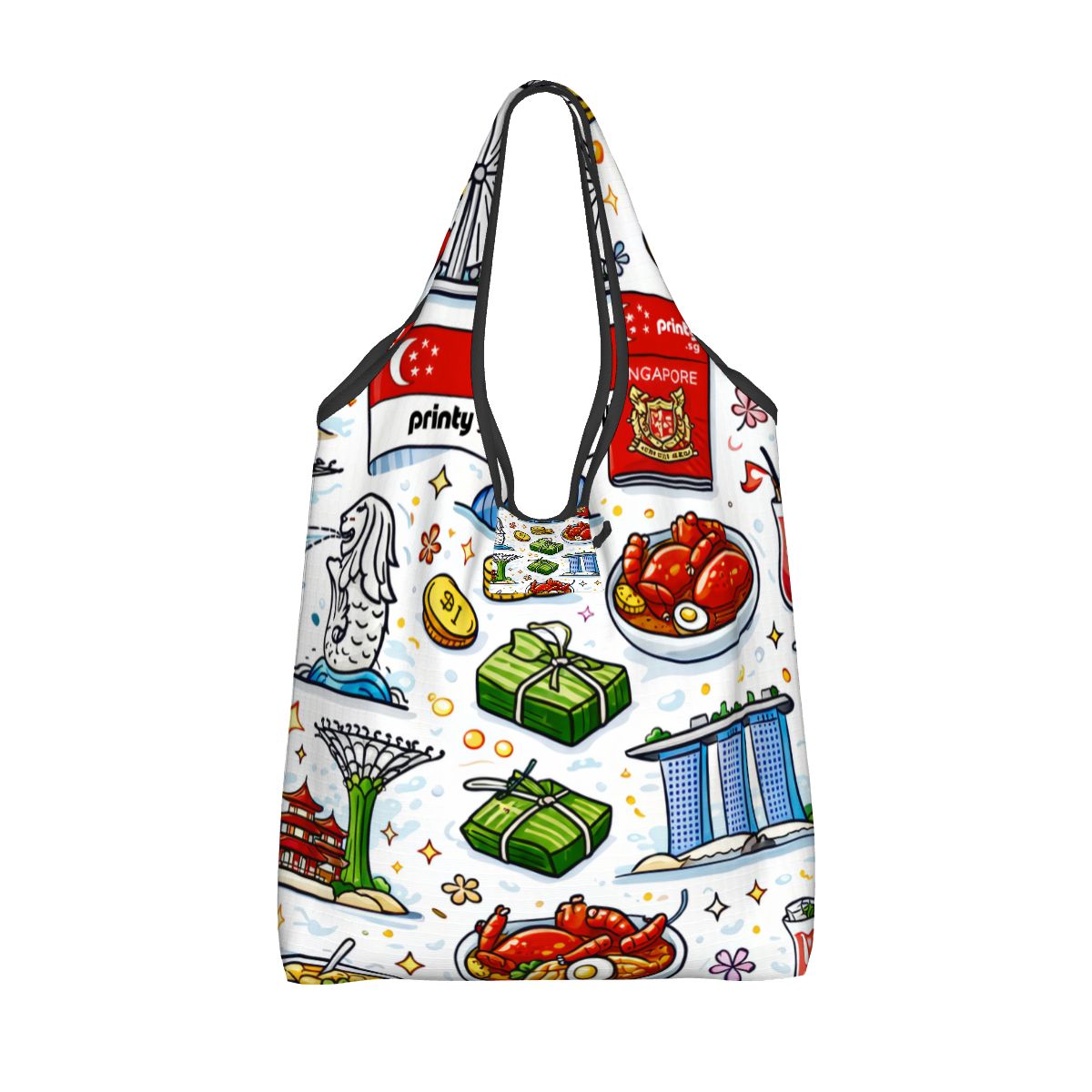Custom Folding Reusable Grocery Bags