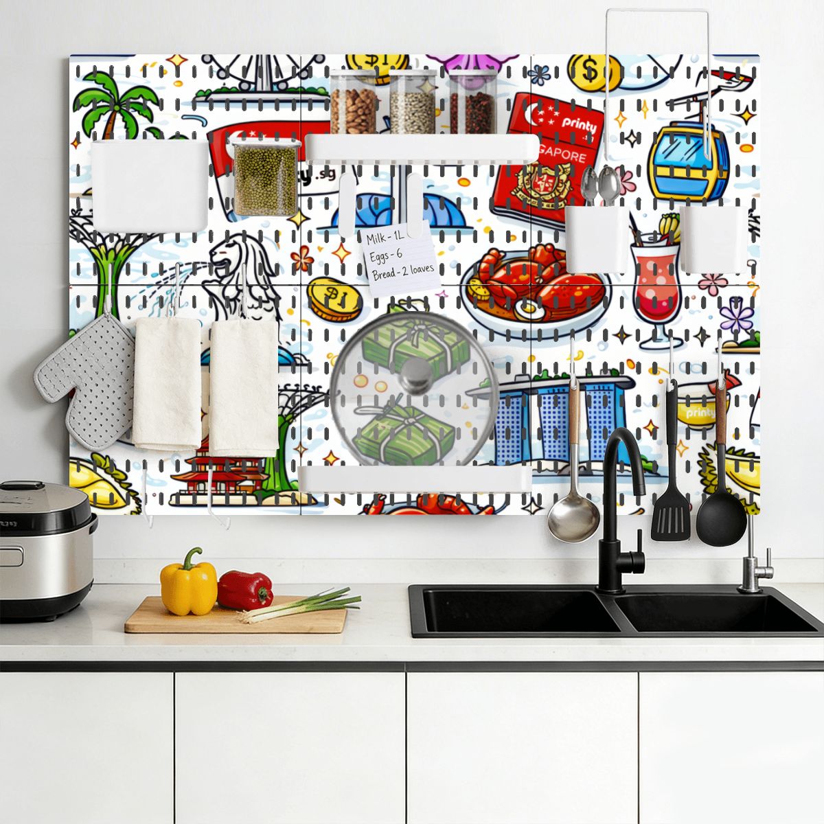 Custom 6 PCS Pegboard Kit
