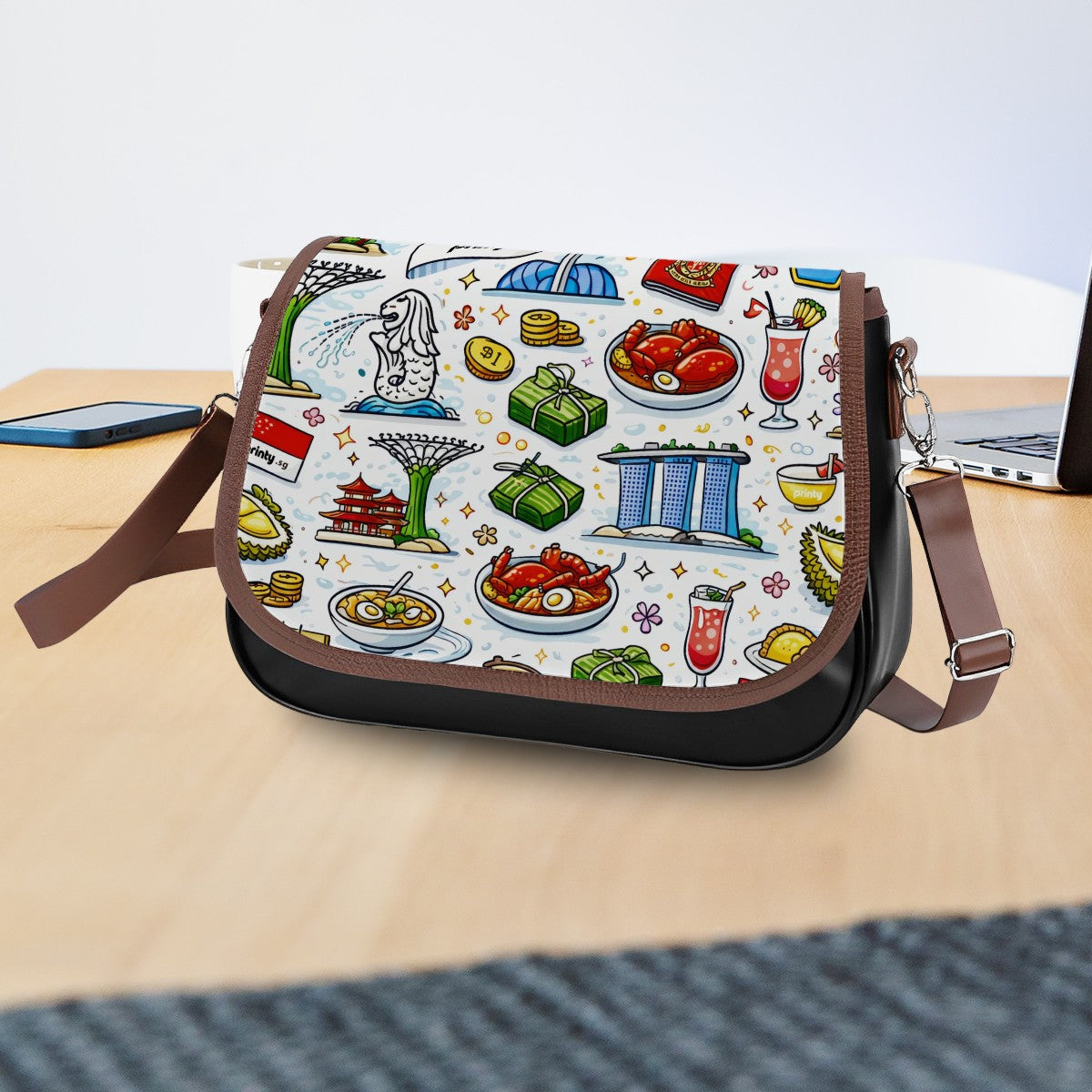 Custom Leather Shoulder Bag