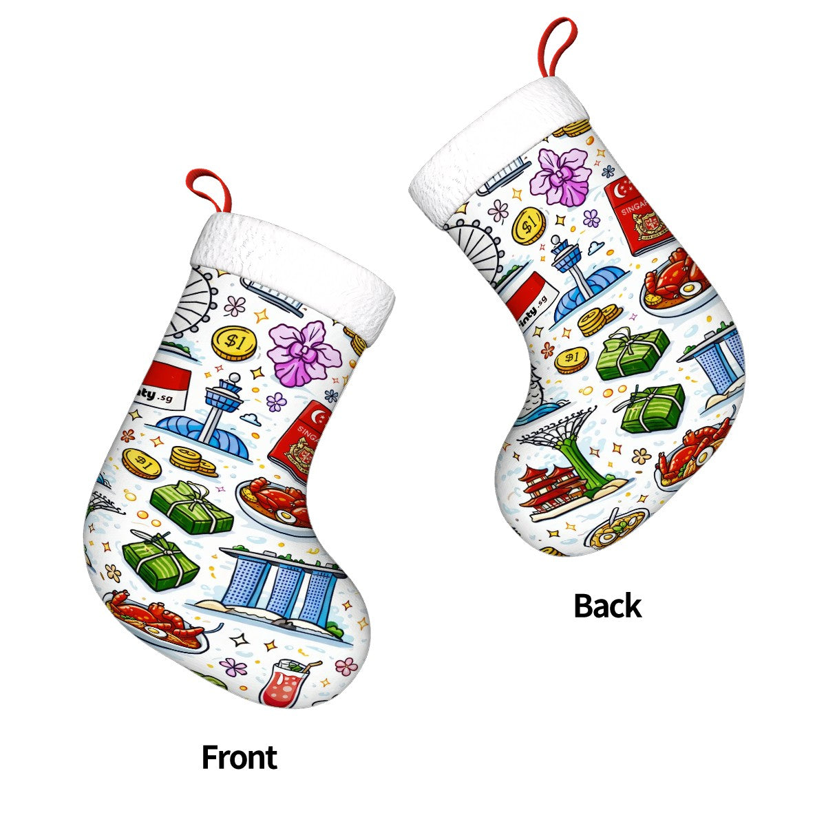 Custom Plush Christmas Stockings