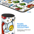 Custom Large Mouse Pad with Non-Slip Rubber Base (Vertical)