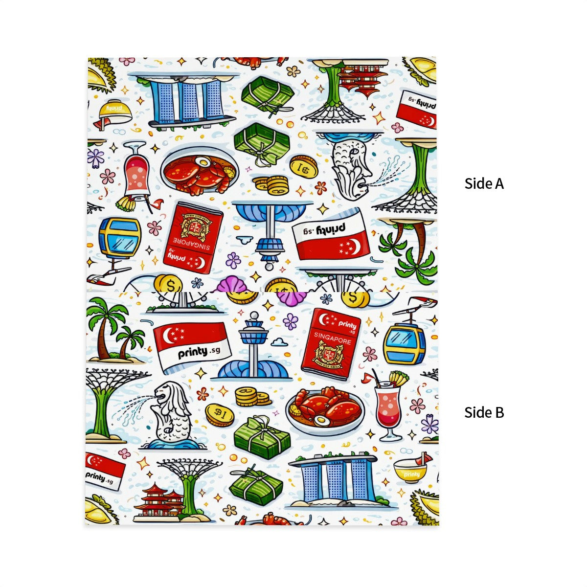 Custom Horizontal Greeting Cards (Pearl Paper)