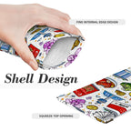Custom Squeeze Top Leather Glasses Case