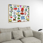 Custom Frameable Canvas Prints Wall Art (Horizontal)