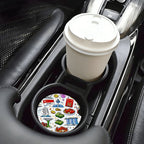 Custom Ceramics Car Coasters 2 pcs