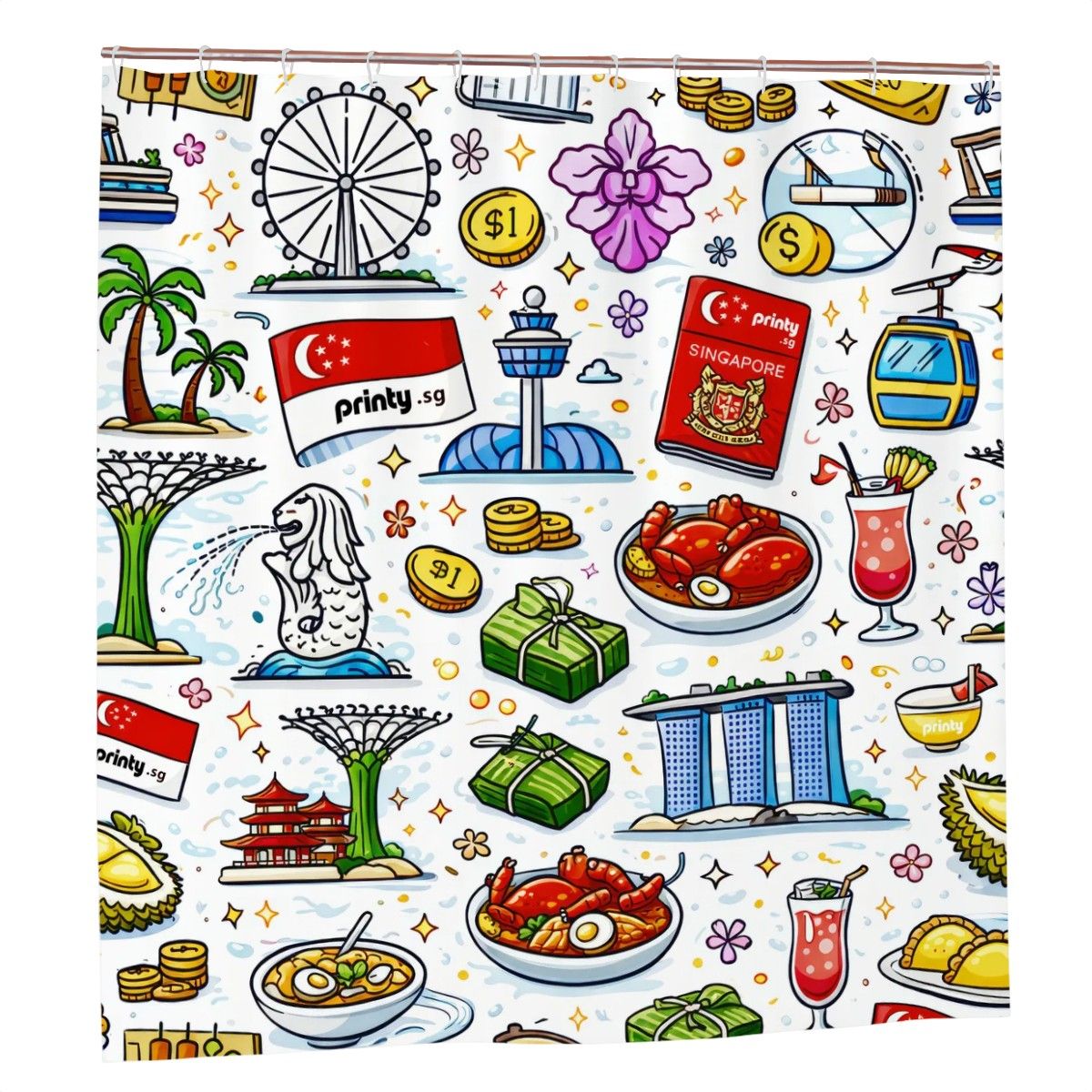 Custom Shower Curtain