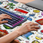 Custom PVC Leather Mouse Pad