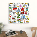 Custom 4 Panels Canvas Prints Wall Art (Set A)
