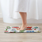 Custom Flannel Non Slip Area Rug (8:5)
