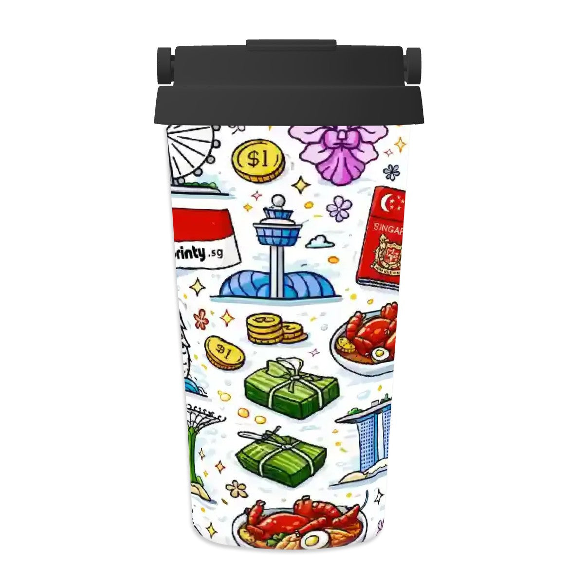 Custom Insulated Coffee Mug with Lid Drinkware (17oz)