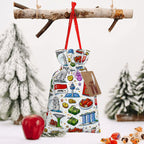 Custom Christmas Drawstring Gift Bags