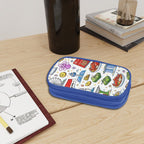 Custom Vertical Oxford Large Capacity Double Layer Pencil Case