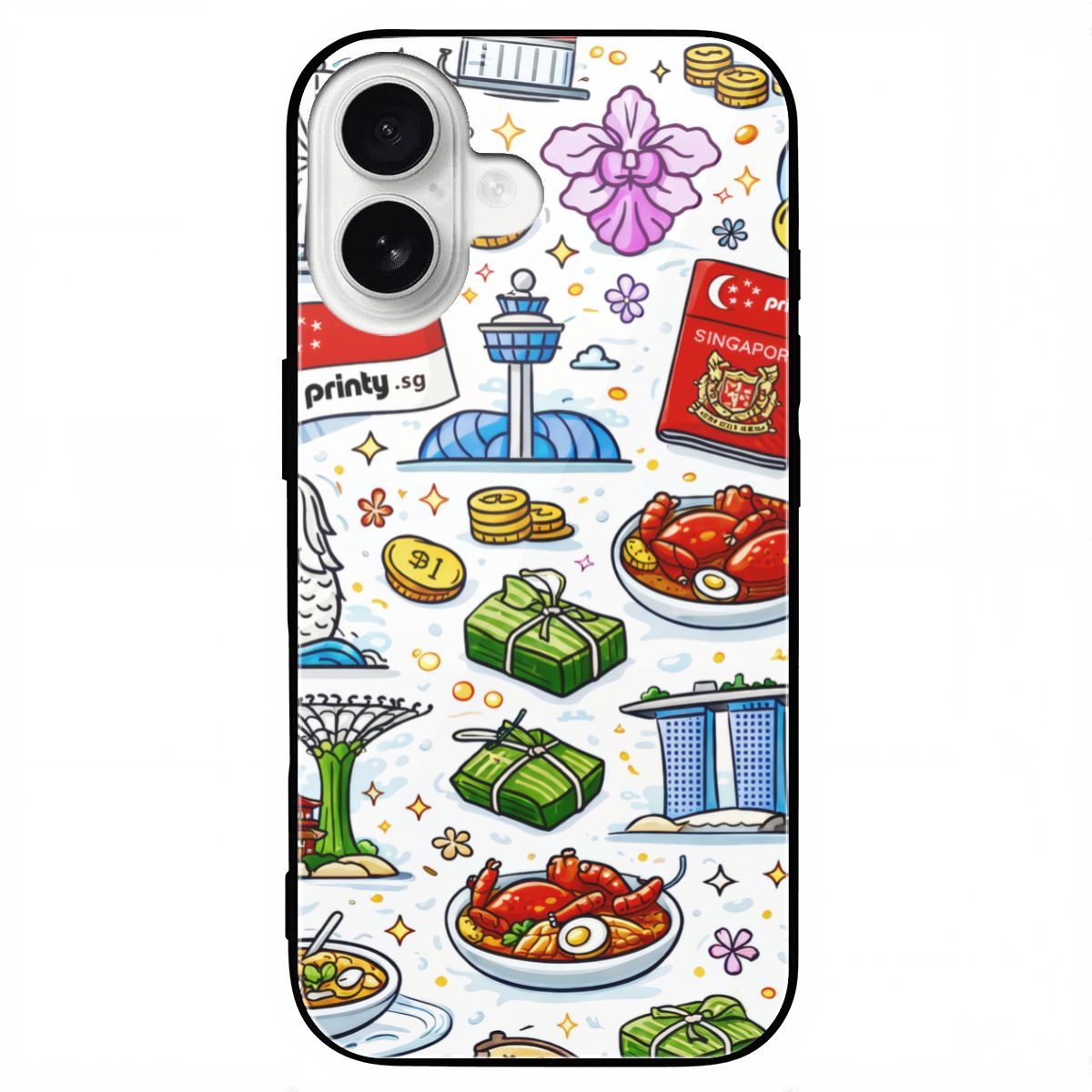 Custom iPhone 16 Glass Phone Case