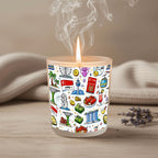Custom Frosted Glass Jar with Lid