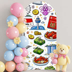 Custom Medium Arched Background Cover