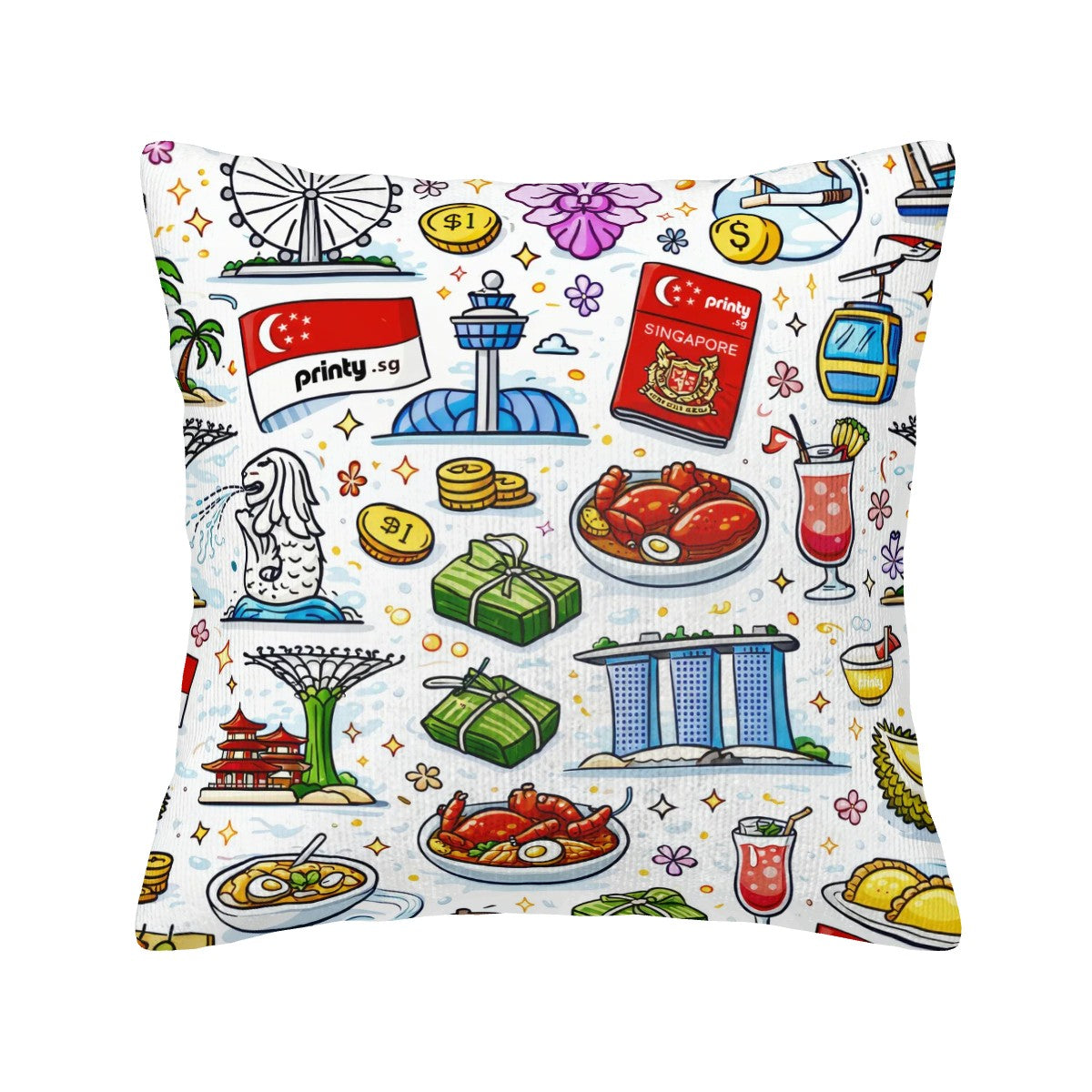 Custom Corduroy Throw Pillow Covers (Double-Sided Design)