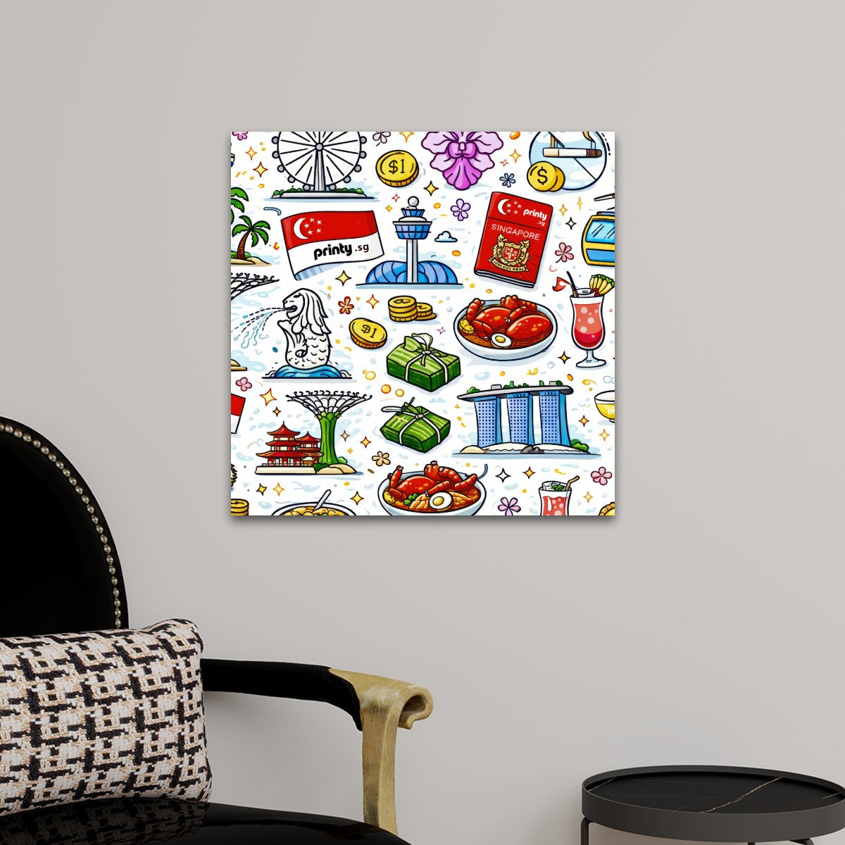Custom Square Canvas Prints Wall Art
