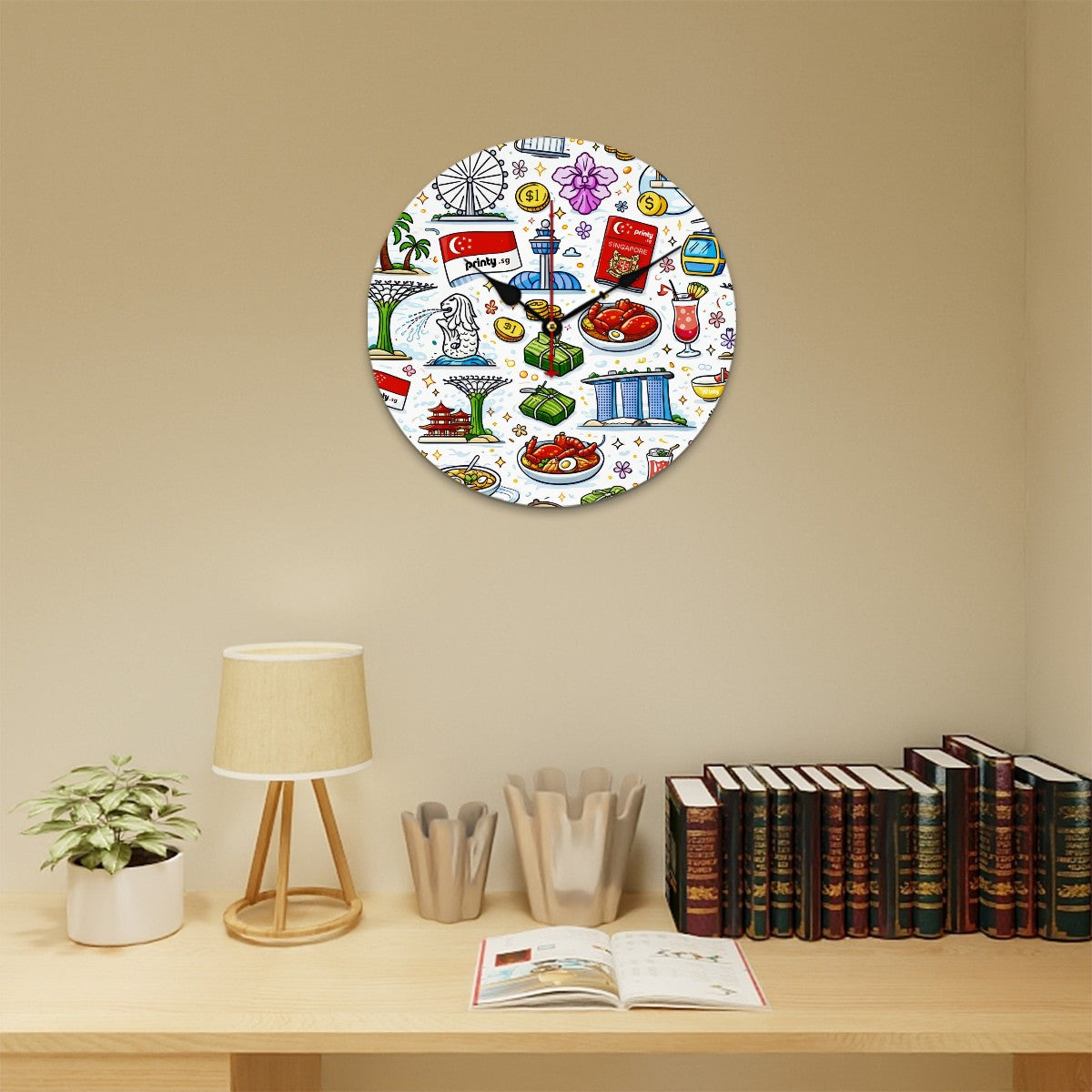Custom Wooden Wall Clock