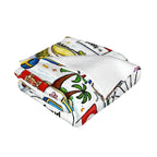 Custom 280 GSM Multi-Size Flannel Throw Blanket (Horizontal)
